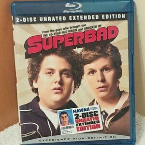 SUPERBAD Blu-Ray 2-Disc Unrated Extended Edition